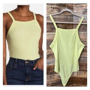 𝅺Bp thong Bodysuit cami Size 1X Yellow